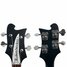 Oct 2019 Rickenbacker 4003/4 S, Matte Black: Headstock