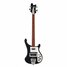 Rickenbacker 4003/4 S, Matte Black: Full Instrument - Front
