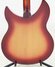 Apr 1988 Rickenbacker 330/6 Mod, Fireglo: Body - Rear