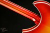 Rickenbacker 4005/4 XC 90th Anniversary, Amber Fireglo: Neck - Rear