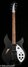 Rickenbacker 330/6 , Matte Black: Full Instrument - Front