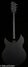Rickenbacker 330/6 , Matte Black: Full Instrument - Rear
