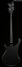 Rickenbacker 4003/4 , Matte Black: Full Instrument - Rear