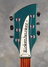 Sep 1998 Rickenbacker 360/6 , Turquoise: Headstock