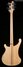 Rickenbacker 4003/4 CB Checkered Binding, Satin Mapleglo: Full Instrument - Rear