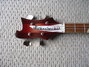 Apr 1969 Rickenbacker 4001(LH)/4 , Fireglo: Headstock