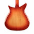 Jun 1967 Rickenbacker ES16/6 Mod, Fireglo: Body - Rear