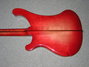 May 1973 Rickenbacker 4001/4 , Fireglo: Body - Rear