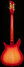 Rickenbacker 350/6 V63, Fireglo: Full Instrument - Rear