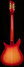 Rickenbacker 350/6 V63, Fireglo: Full Instrument - Rear