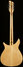 Rickenbacker 350/6 V63, Mapleglo: Full Instrument - Rear