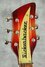 Rickenbacker 660/6 , Fireglo: Headstock