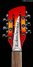 Rickenbacker 620/12 , Fireglo: Headstock