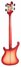 Rickenbacker 4003/4 , Fireglo: Full Instrument - Rear