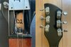 Mar 1996 Rickenbacker 325/6 V63, Jetglo: Headstock