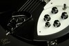 Rickenbacker 330/6 , Matte Black: Close up - Free
