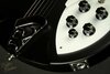 Rickenbacker 330/6 , Matte Black: Close up - Free