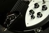 Rickenbacker 330/6 , Matte Black: Close up - Free