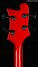 Rickenbacker 4030/6 CB Checkered Binding, Ruby: Headstock - Rear