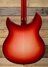 Aug 2022 Rickenbacker 330/12 , Fireglo: Body - Rear