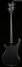 Rickenbacker 4003/4 , Matte Black: Full Instrument - Rear