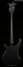 Rickenbacker 4003/4 , Matte Black: Full Instrument - Rear