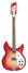 Rickenbacker 330/12 , Fireglo: Full Instrument - Front