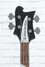 Rickenbacker 4003/4 , Matte Black: Headstock