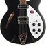Rickenbacker 330/6 , Matte Black: Body - Front
