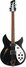 Rickenbacker 330/6 , Matte Black: Full Instrument - Front