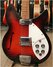 Rickenbacker 1997/6 RoMo, Red Burst: Body - Front
