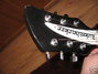 Aug 1990 Rickenbacker 330/6 , Jetglo: Headstock