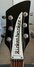 Sep 1990 Rickenbacker 360/6 , Jetglo: Headstock