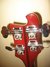 Rickenbacker 4005/4 WB, Burgundy: Headstock - Rear