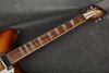Rickenbacker 360/6 , Walnut Burst: Neck - Front