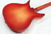 Aug 1975 Rickenbacker 320/6 f hole, Fireglo: Body - Rear