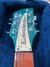 Jun 2002 Rickenbacker 620/6 , Turquoise: Headstock