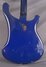 May 1977 Rickenbacker 4001(LH)/4 , Azureglo: Body - Rear