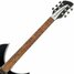 Rickenbacker 330/6 , Matte Black: Neck - Front