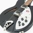 Rickenbacker 330/6 , Matte Black: Close up - Free