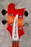 May 2005 Rickenbacker 4003/4 , Fireglo: Headstock