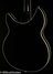Jan 2023 Rickenbacker 1993/12 Plus, Jetglo: Body - Rear
