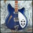 Rickenbacker 360/6 Mod, Midnightblue: Body - Front