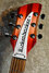 Jan 2023 Rickenbacker 330/6 , Fireglo: Headstock