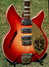 Rickenbacker 375/6 Van Ghent tuners, Fireglo: Body - Front