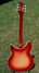 Rickenbacker 375/6 Van Ghent tuners, Fireglo: Full Instrument - Rear