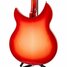 Jan 2023 Rickenbacker 330/6 , Fireglo: Body - Rear