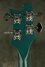 Rickenbacker 4003/4 , Turquoise: Headstock - Rear