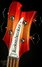 Feb 2023 Rickenbacker 4003/4 S, Fireglo: Headstock