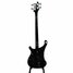 Rickenbacker 4001/4 CB Checkered Binding, Jetglo: Full Instrument - Rear